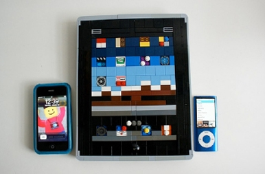 Apple's iPad made of LEGO bricks Apple's iPad made of LEGO bricks